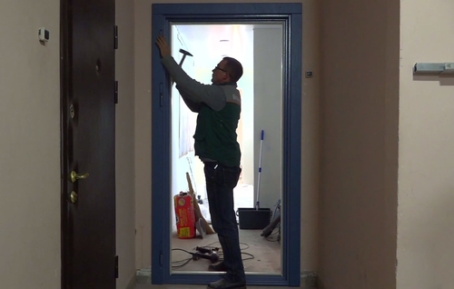 Забивание анкера Забивание анкера