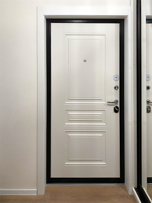 Белая дверь в квартиру
