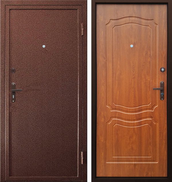 Дверь порошковое напыление с лаком с бронеконвертом и МДФ (16 мм) Дверь порошковое напыление с лаком с бронеконвертом и МДФ (16 мм)