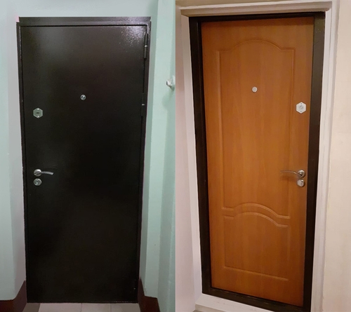 Дверь в квартиру (Можайское шоссе, 3) Дверь в квартиру (Можайское шоссе, 3)