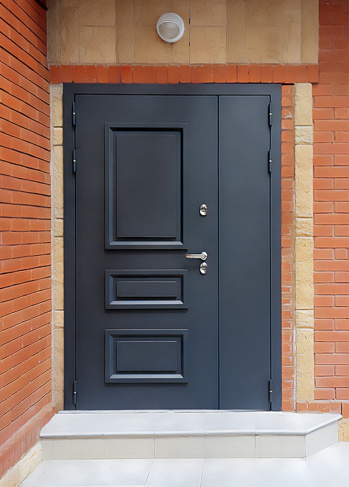 Металлобагетная полуторная дверь Металлобагетная полуторная дверь