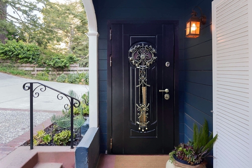 Остекленная дверь с терморазрывом Остекленная дверь с терморазрывом