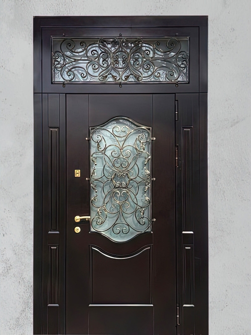 Парадная дверь для элитной стоматологии (ул. Плещеева, 6) Парадная дверь для элитной стоматологии (ул. Плещеева, 6)