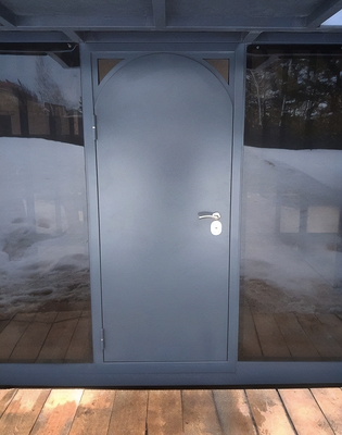 Порошковая стальная дверь