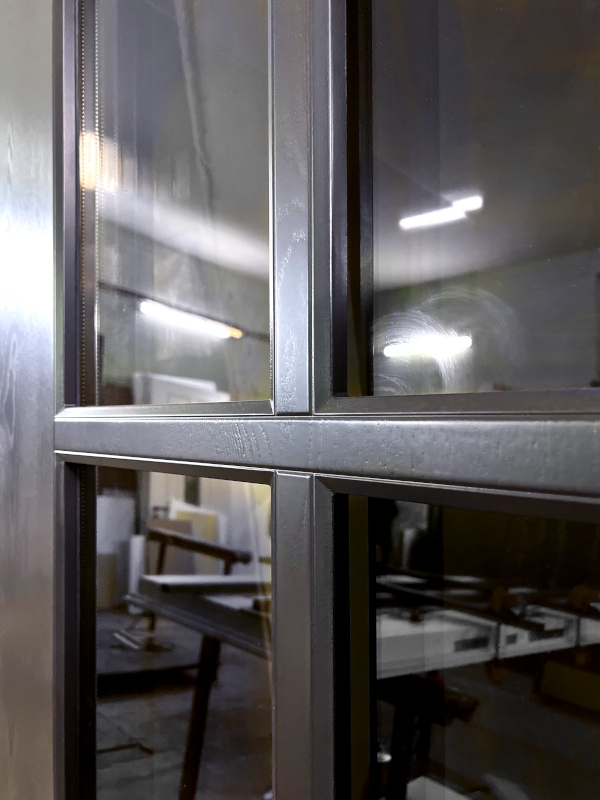 Раскладка МДФ на стеклопакете Раскладка МДФ на стеклопакете