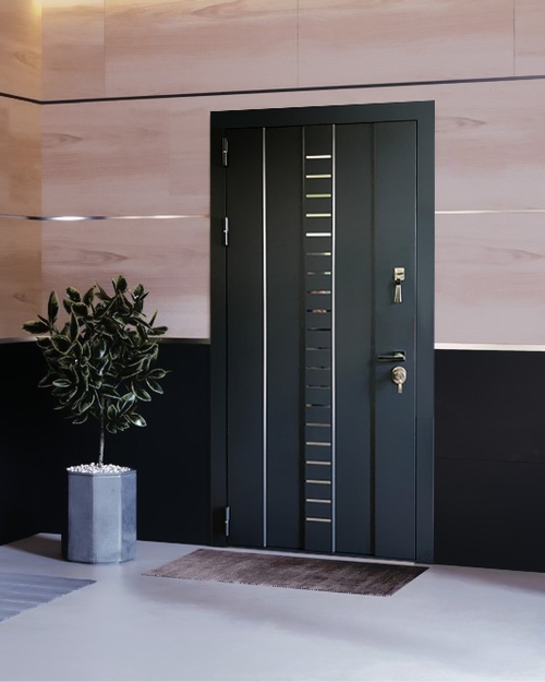 Входная дверь с лазерной резкой Входная дверь с лазерной резкой